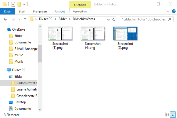 windows 10 screenshots ordner