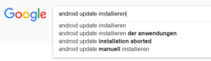android update installieren