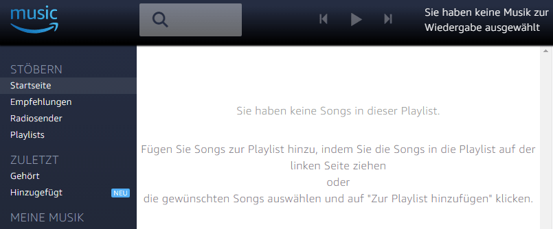 amazon music playlist erstellen