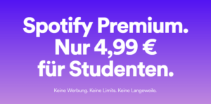 spotify premium für studenten