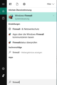windows 10 cortana firewall