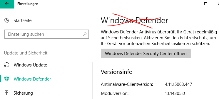 windows 10 defender deaktivieren