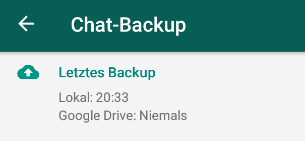 whatsapp google drive